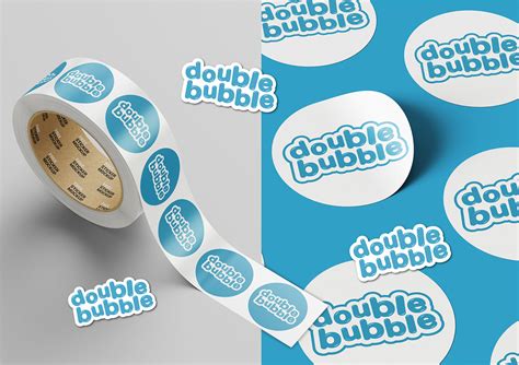 "Double Bubble" Logo design & Brand Identity :: Behance