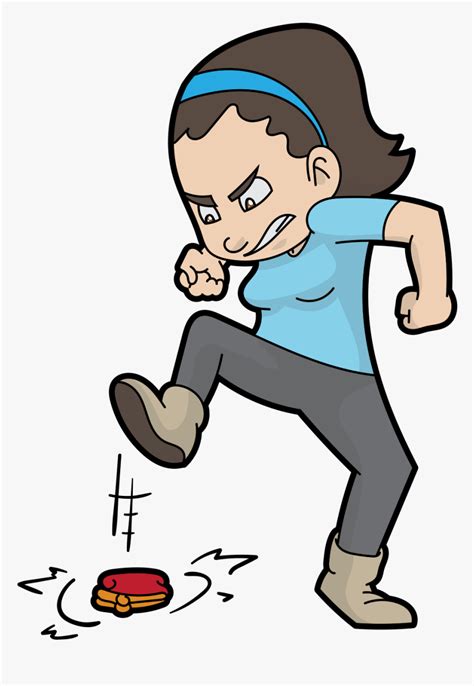 Clipart Stomping Feet Angry, HD Png Download - kindpng