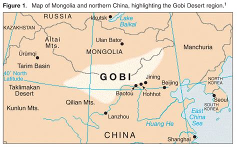 Gobi Desert Map