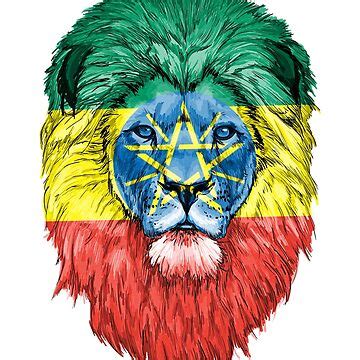 "Ethiopia lion Flag , Ethiopia lion , Ethiopia gift , Ethiopia womens ...