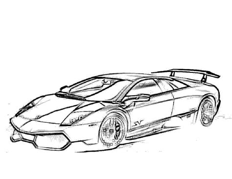 Auto Kleurplaat Lamborghini Lamborghini Coloring Pages Free Coloring ...