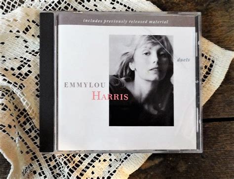 EMMYLOU HARRIS DuETS CD-1990 Compact | Etsy