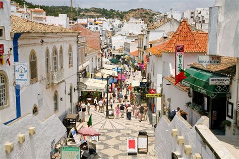 This is the Old Town in Albufeira. In the Old Town there are many ...