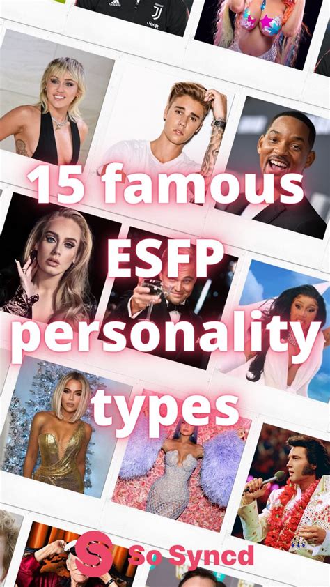 15 famous ESFP personality types | Esfp, Celebrities female, Personality