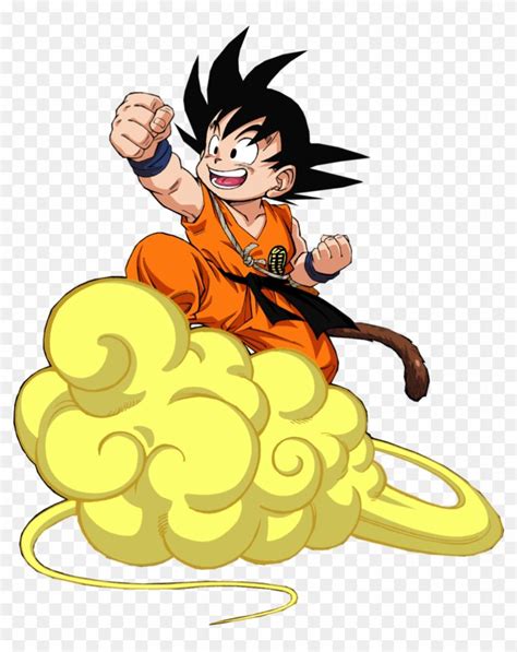 Find hd Dragon Ball Nimbus Cloud - Kid Goku On Nimbus, HD Png Download ...