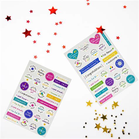 2 Sheets Celebrations Bumper Sticker - Fun Stickers