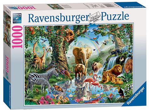 RAVENSBURGER Jigsaw Puzzle - Adventures in the Jungle 1000 Piece