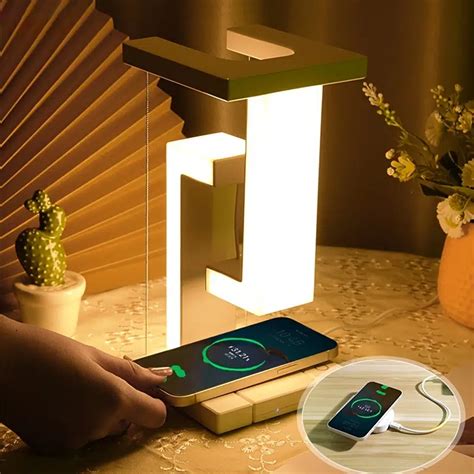 NEWLIS LED Desk Lamp 2-in-1 Suspended Anti-Gravity Design Touch Control ...