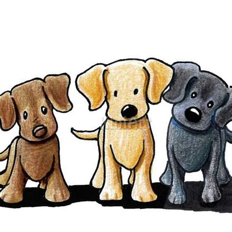 Labrador Cartoon Drawing at GetDrawings | Free download