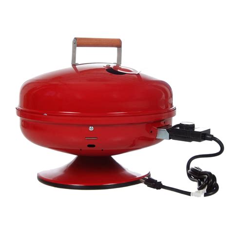 Americana Lock 'N Go Portable Electric Grill - Red - Walmart.com