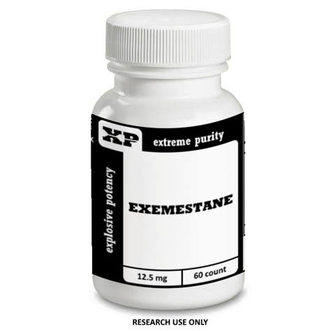 EXEMESTANE - 60 Capsules x 12.5 mg - Supplements XP