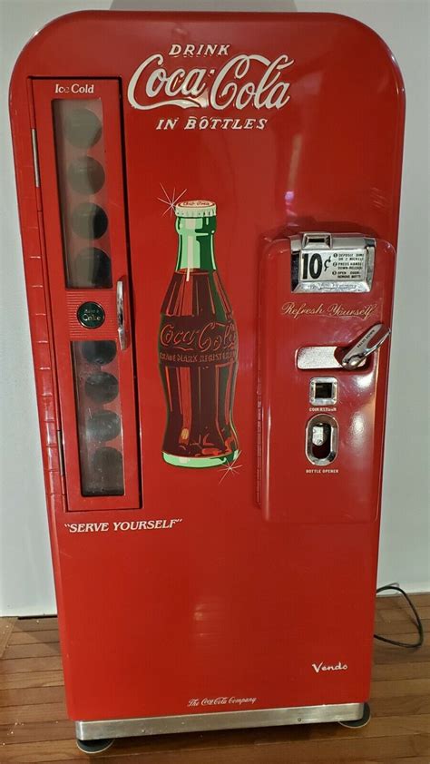 Vintage 1950's 1955 H81A Vendo 10 Cent Vending Machine Coca-Cola Coke ...