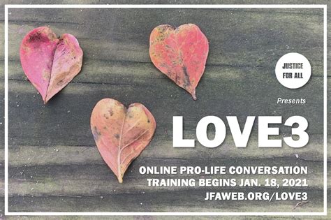 Love 3 Online Workshops — Justice For All