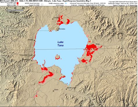 Lake Tana Map • mappery