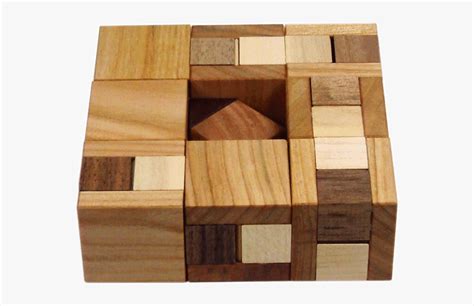 Diagra Wooden Cube Puzzle - Plywood, HD Png Download - kindpng