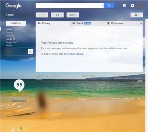 Customize your monotonous Gmail using themes and backgrounds