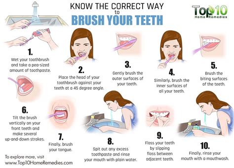 Know the Correct Way to Brush Your Teeth | Top 10 Home Remedies