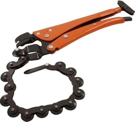 Gray Tools Grip-on 12-Inch Heavy Duty Locking Chain Pipe Cutter, 4-1/2 ...