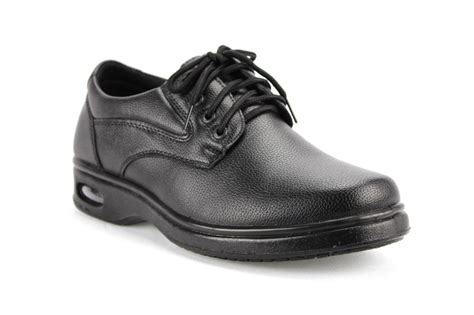 Mens Black Resturant Lightweight Work Shoes Non Slip & Oil Resistant ...