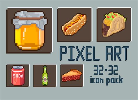 FREE PIXEL ART ICON PACK (32X32) :: Behance