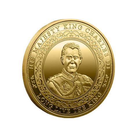 King Charles III Commemorative Coin Souvenirs Coronation Coins 2023 ...