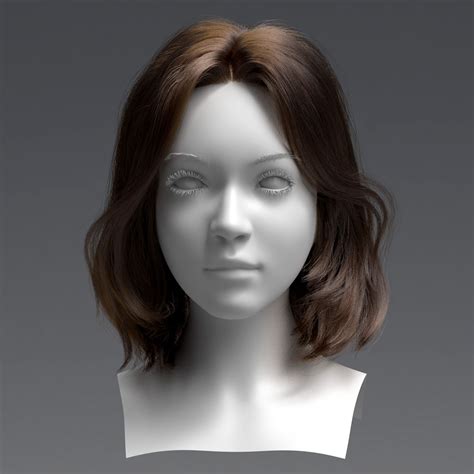 ArtStation - Realistic Hair XGen in Arnold, Box Shih | Front hair ...