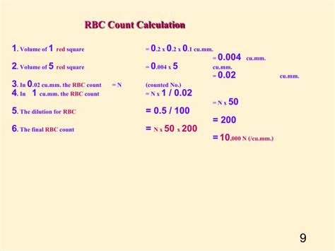 PPT - RBC Count, Hb, Hct, Blood Indices WBC Count & Plt Count ...