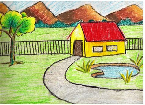 Scenery Easy Drawing Pictures For Kids - clickandno4