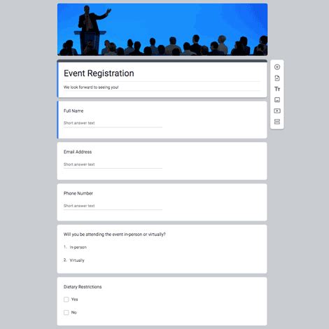 Google Forms Templates - Free Google Docs Templates