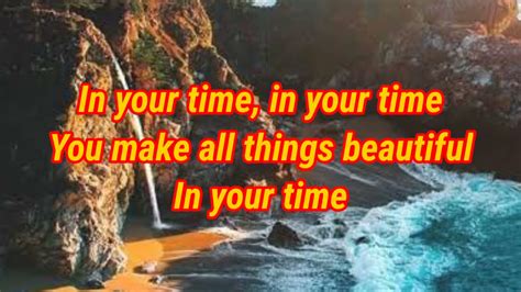 In His Time Lyrics - YouTube