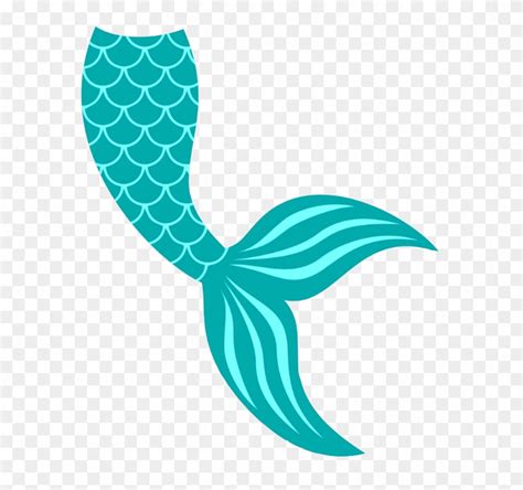 Mermaid Tail Clip Art - Mermaid Tail Svg Free - Free Transparent PNG ...