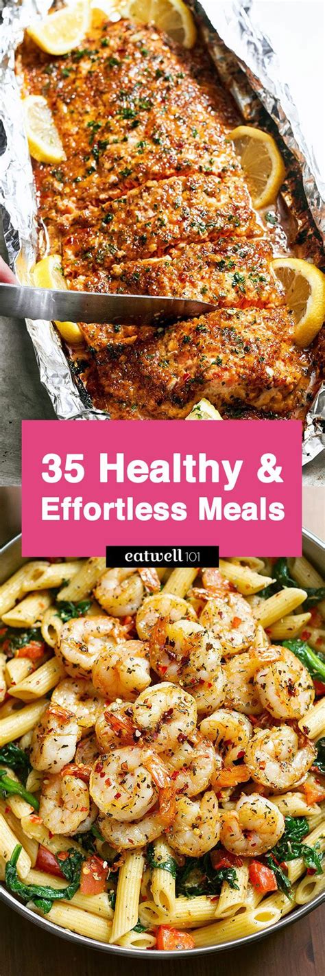 Easy Healthy Dinner Ideas: 49 Low Effort and Healthy Dinner Recipes ...