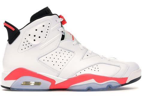 Jordan 6 Retro Infrared White (2014) - 384664-123 from $275