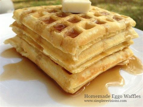 Homemade Eggo Waffles Recipe - Simple Revisions | Waffle recipes, Food ...