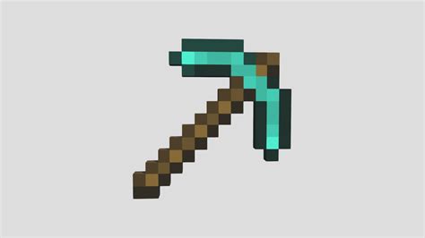 Minecraft Pickaxe by DJSmarty | Download free STL model | Printables.com