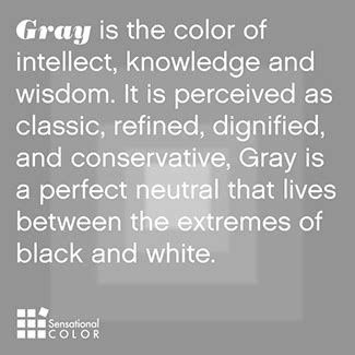 Meaning Of Gray: Color Psychology And Symbolism - Sensational Color