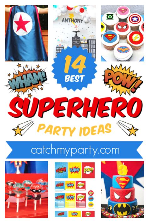 Check out These Fantastic 14 Must-See Superhero Party Ideas! | Catch My ...