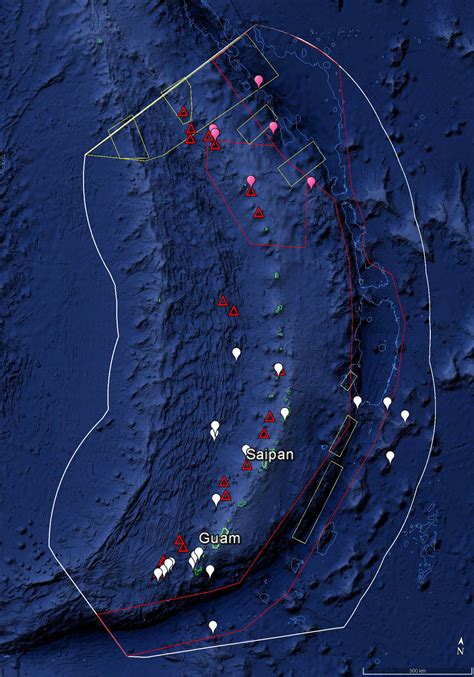 Mariana Trench Map