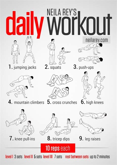 Easy Daily Workout | Easy daily workouts, Daily workout, Workout plan