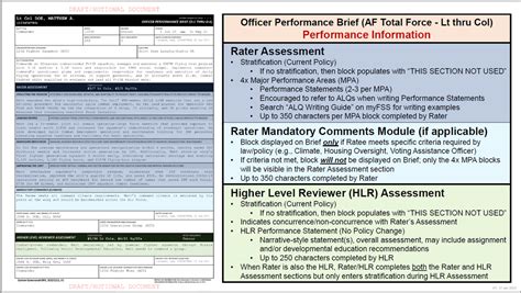 ALQ Narrative Evaluations Official Guidance : r/AirForce