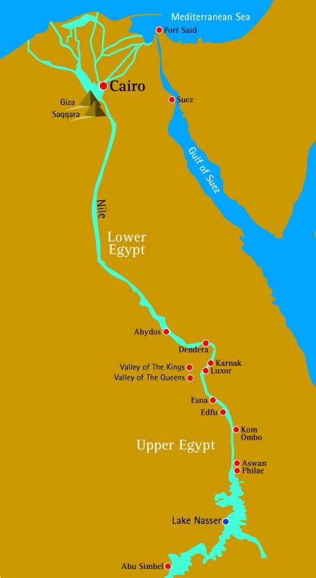 River Nile map | Egypt, Ancient egypt, Nile