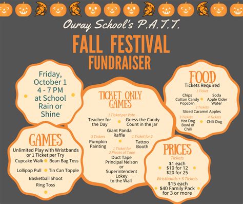 PATT Fall Festival Games and Activities | Ouray School District R-1