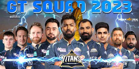 GT Team 2023 Players List: Gujrat Titans Squad Players List IPL