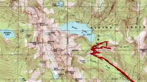 Snow Lake Hike on Power Map - YouTube