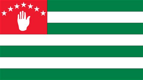 Flag of Abkhazia ᐈ Flags-World