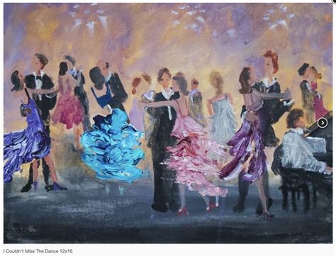 Ballroom Dancers acrylic painting art www.suzannegardner.com | Artist ...