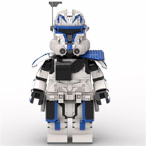 LEGO MOC Captain Rex Phase 2 Megafigure (fits official helmet) by Albo ...