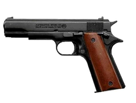 Bruni 1911 Blank Firing Gun 8mm Black-Wood - Blank Guns - Blank-Guns ...