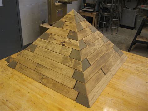 Mr. Wiemers' Shop: Pyramid - Sanded and Stained