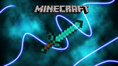 Minecraft Diamond Sword Fond d'écran HD | Arrière-Plan | 1920x1080